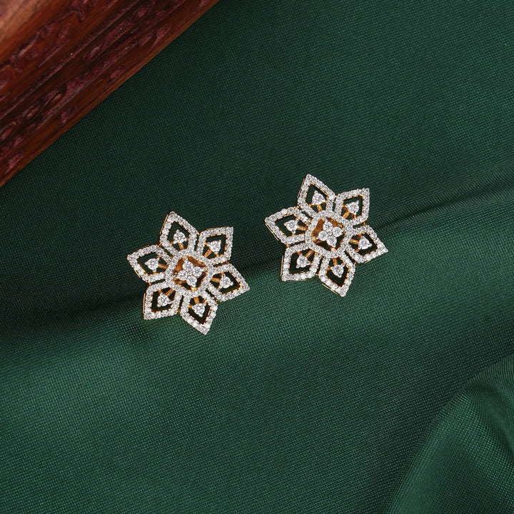 Stunning Diamond Design Studs