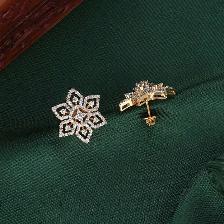 Stunning Diamond Design Studs