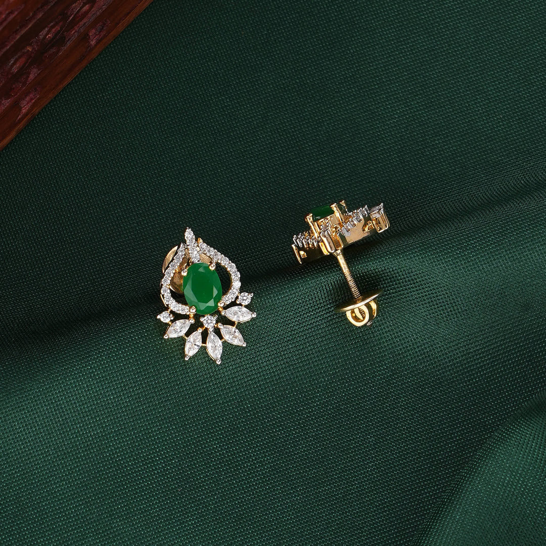 Enchanting Diamond Design Studs