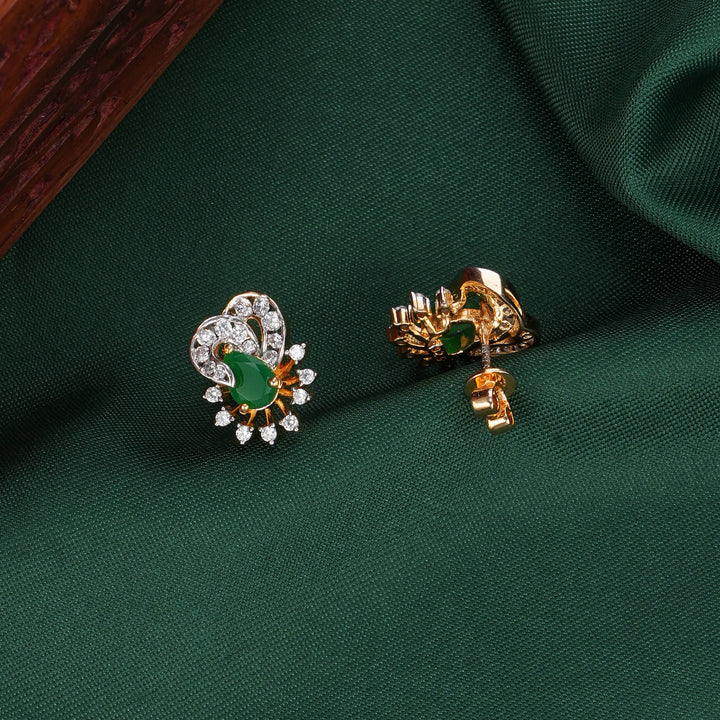 Sharmikaa Diamond Design Studs