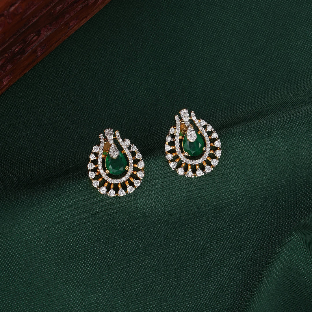 Elegance Diamond Design Studs