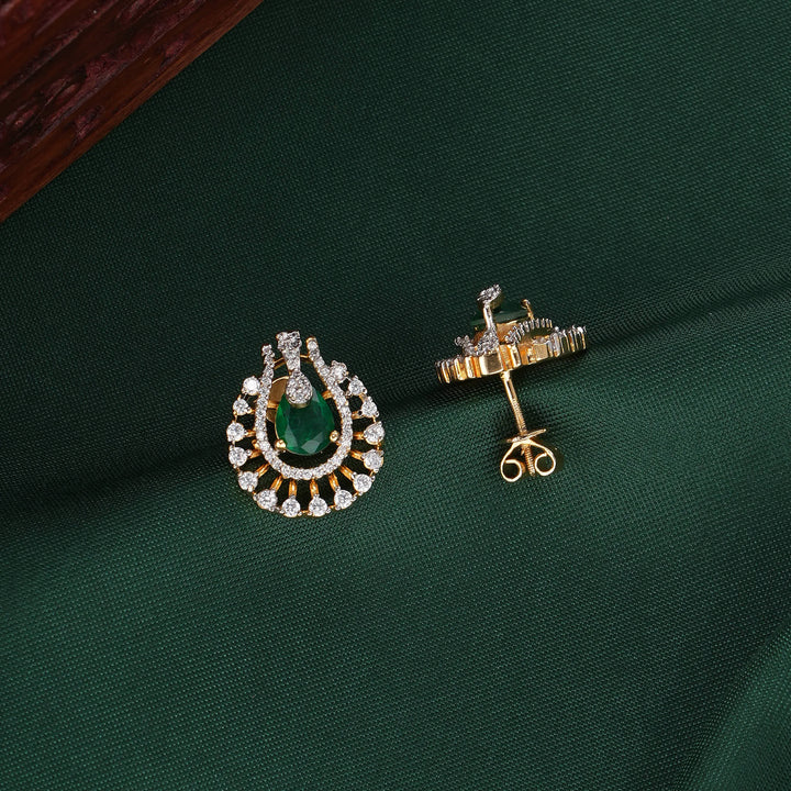 Elegance Diamond Design Studs