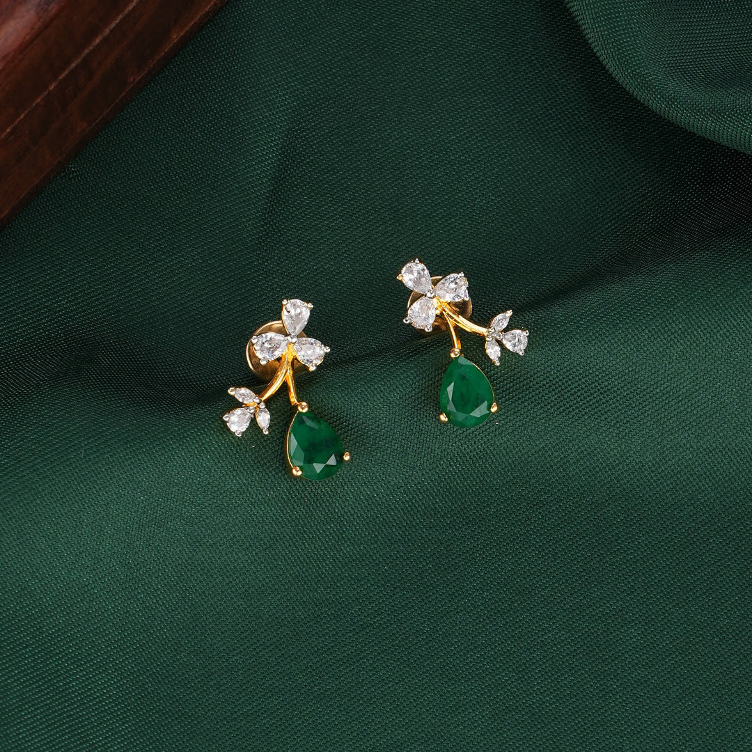 Vibha Diamond Design Studs