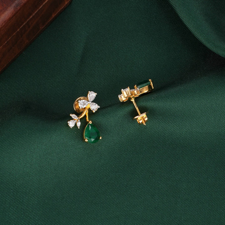 Vibha Diamond Design Studs