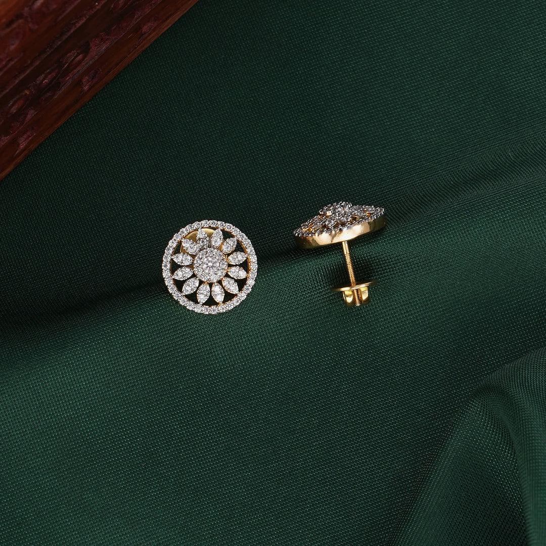 Shivikha Diamond Design Studs