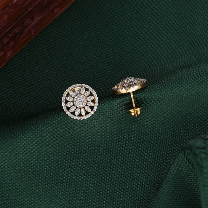 Shivikha Diamond Design Studs