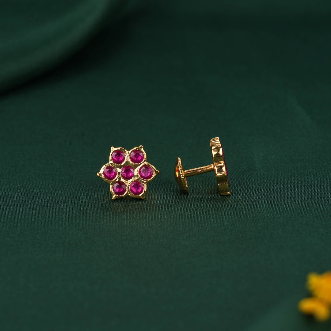 Floral Studs