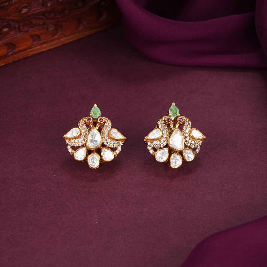 Glittering Moissanite Studs