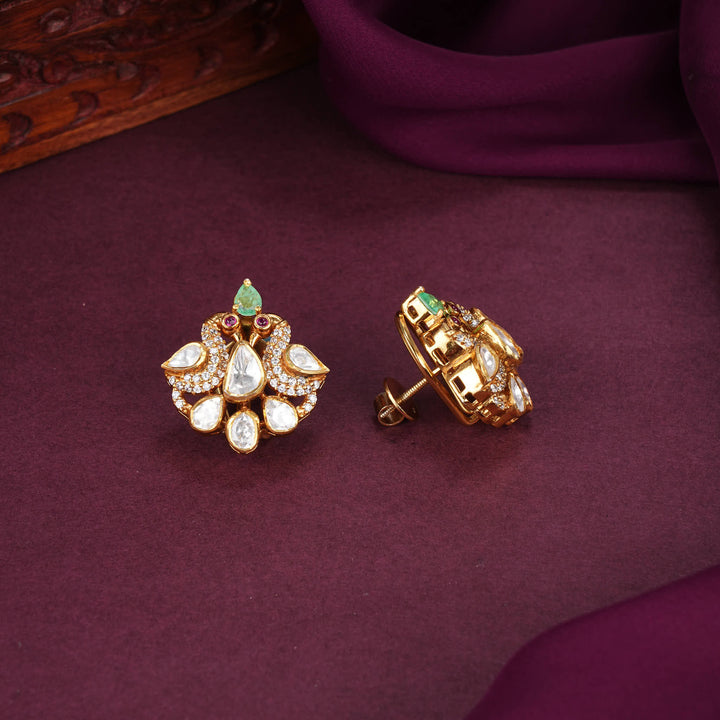 Glittering Moissanite Studs