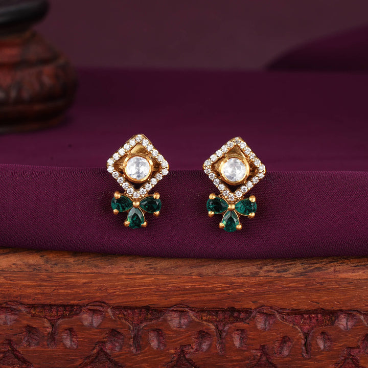 Dhivisha Moissanite Studs