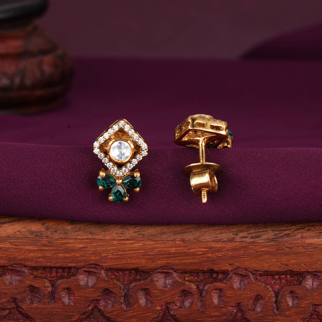 Dhivisha Moissanite Studs