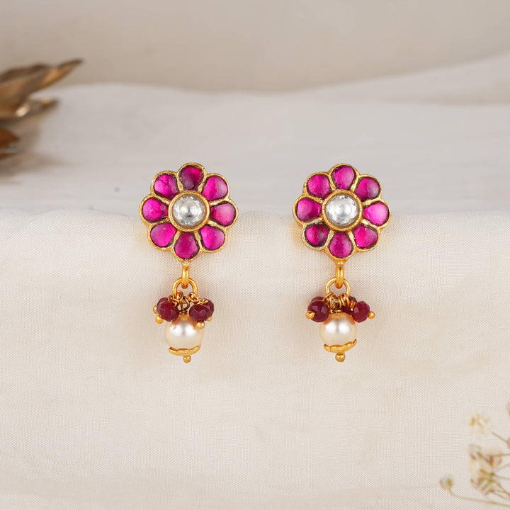 Charm Kundan Drops
