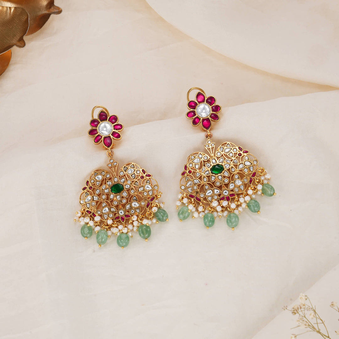 Roshika Kundan Earrings