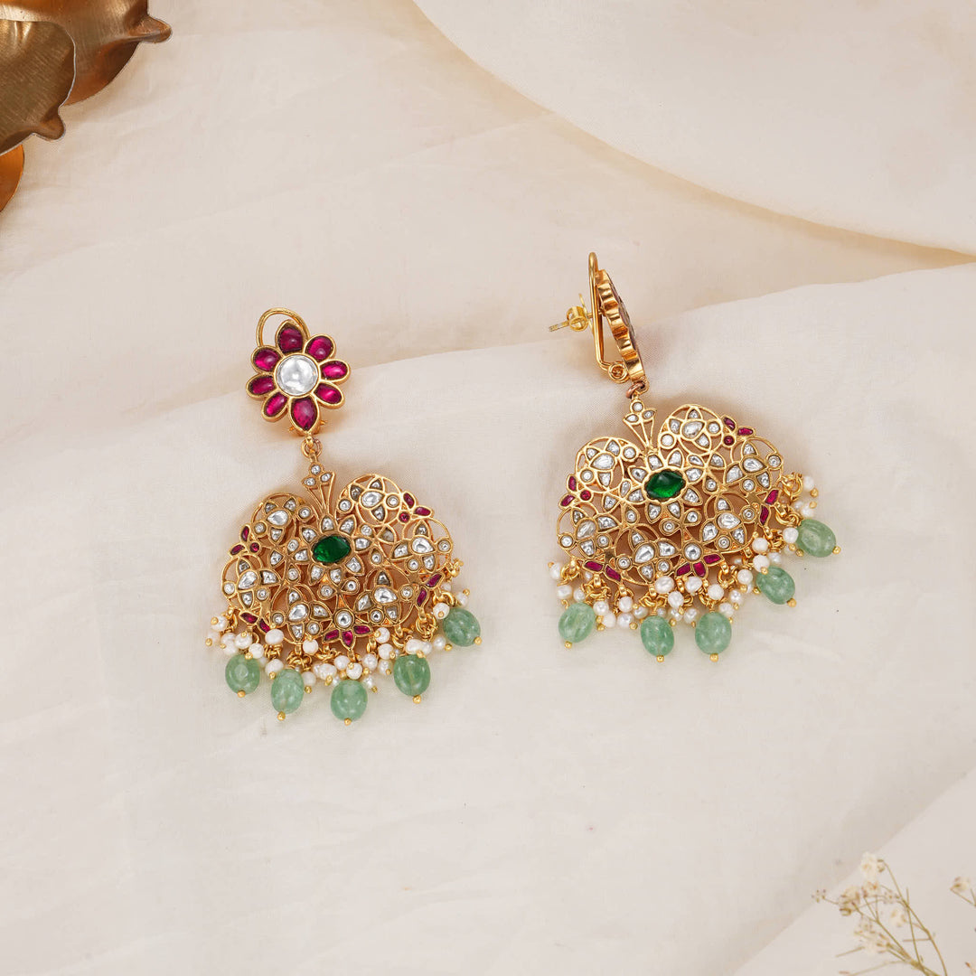 Roshika Kundan Earrings