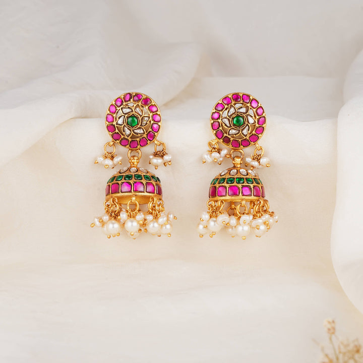 Yalisha Kundan Jhumkas