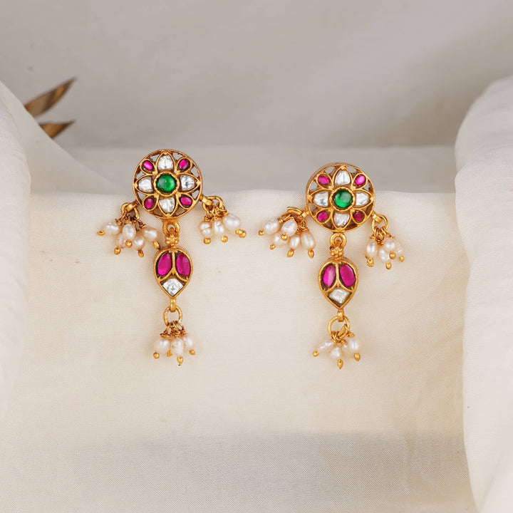 Kriti Kundan Long Earrings