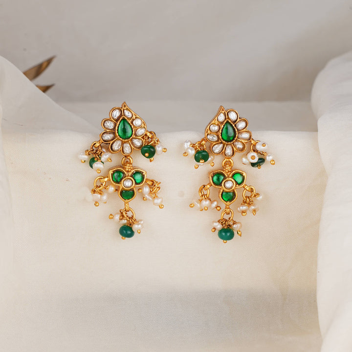 Nithisha Kundan Long Earrings