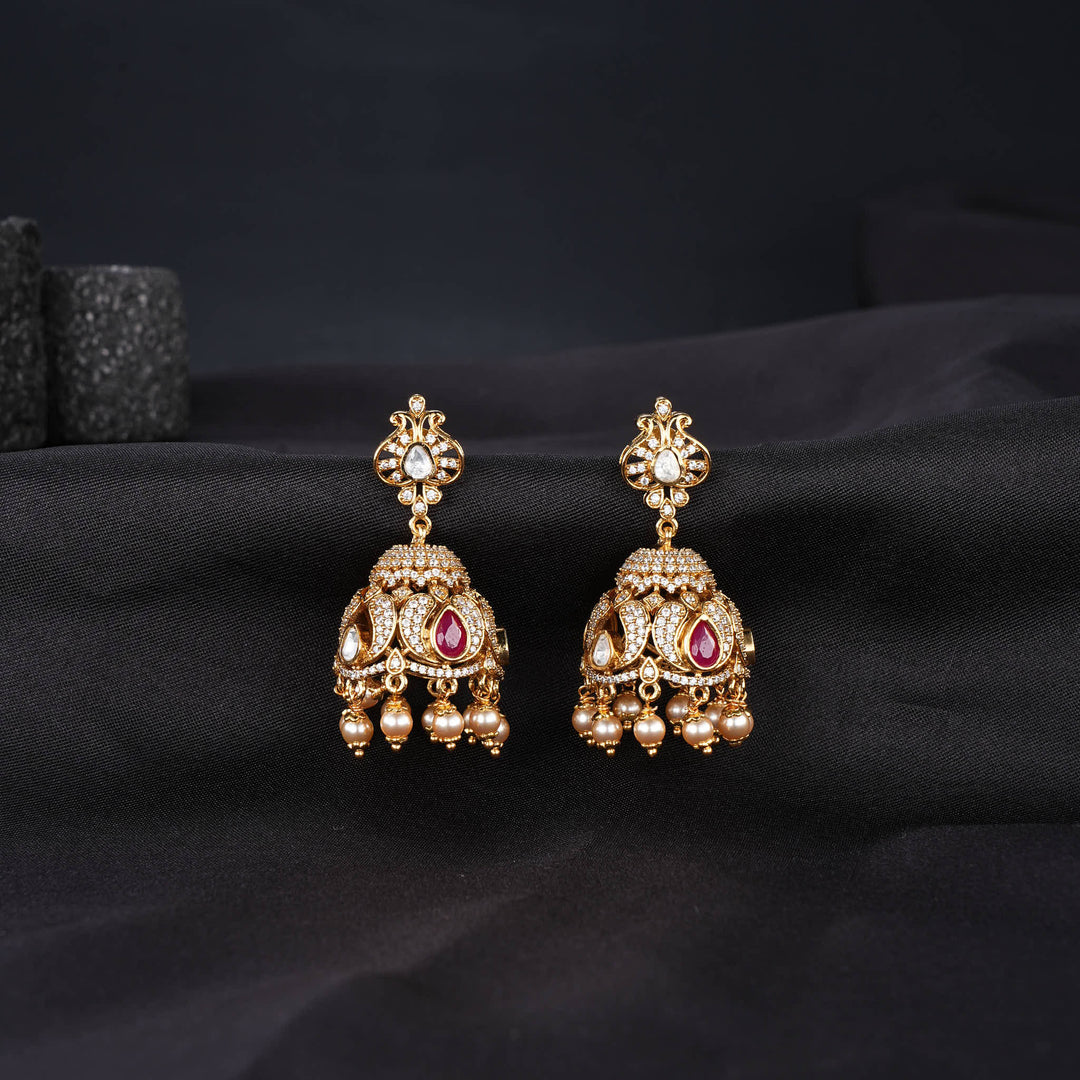 Catchy Victorian Jhumkas