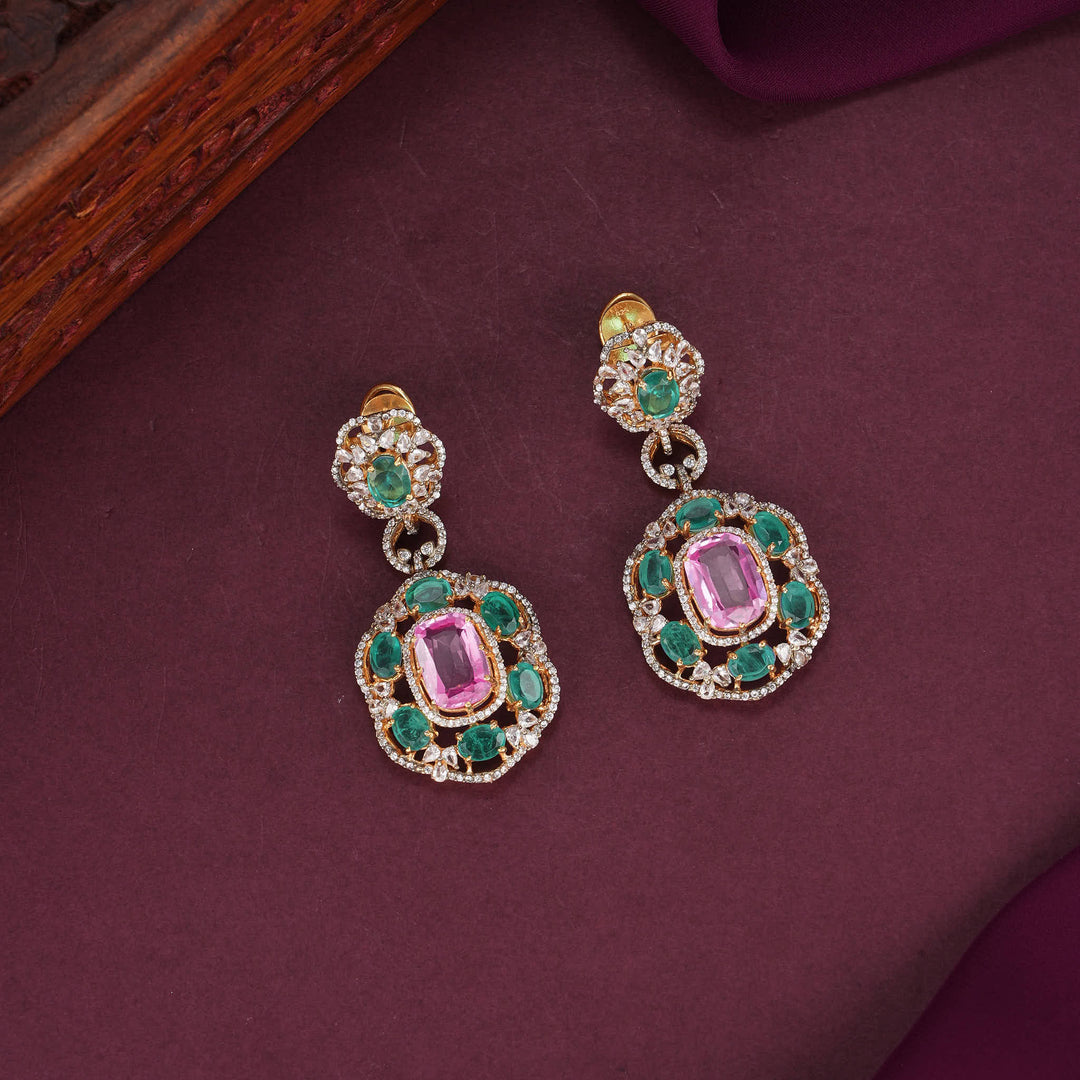 Vithishaa Moissanite Earrings