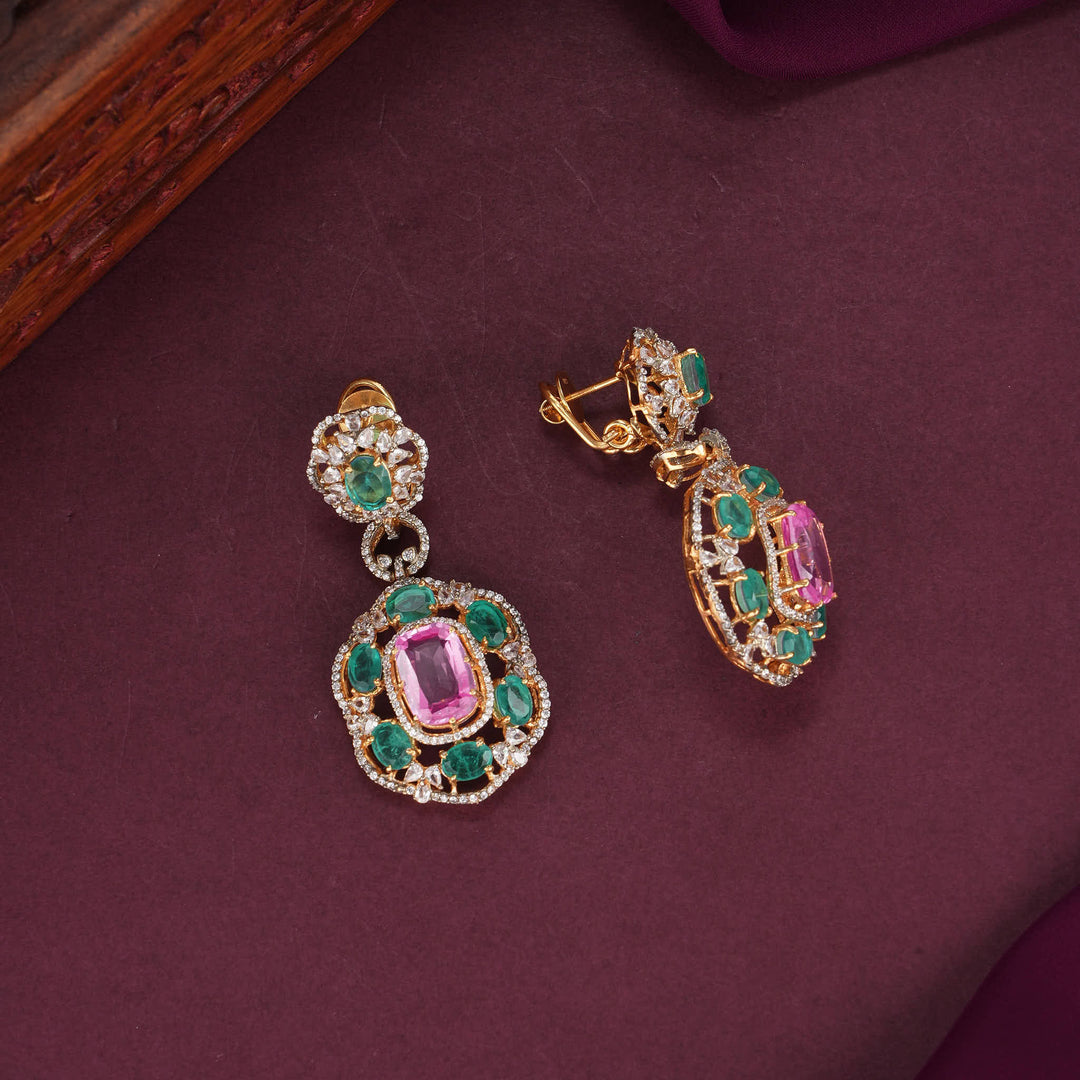 Vithishaa Moissanite Earrings