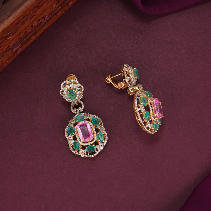 Vithishaa Moissanite Earrings