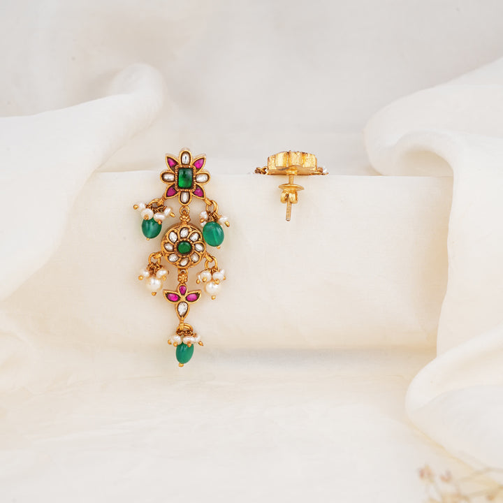 Intricate Kundan Long Earings