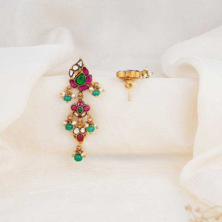Glowing Radiance Kundan Long Earings