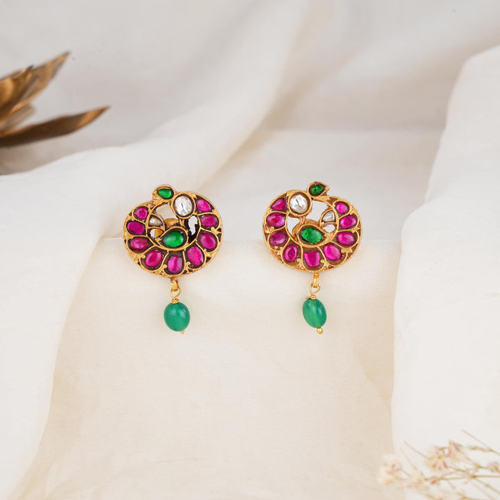 Charming Kundan Drops