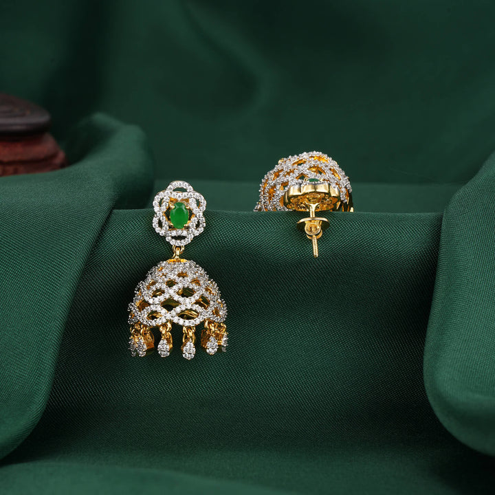 Ornate Avikam Jhumkas