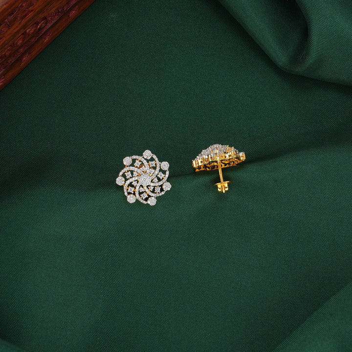 Classic and Everlasting Diamond Design Studs