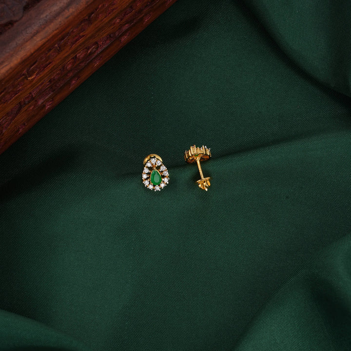 Janani Diamond Design Studs