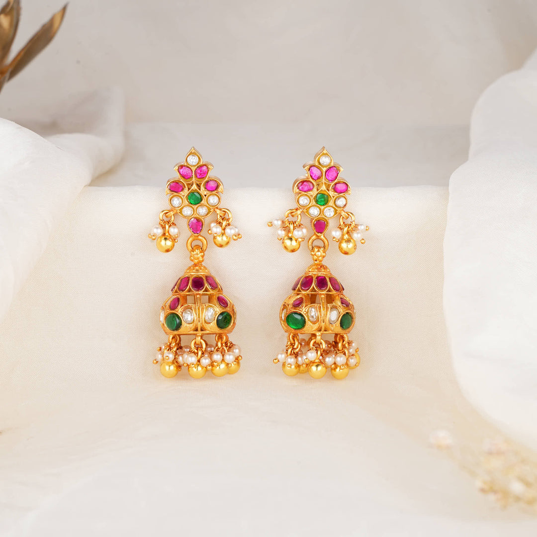 Timeless Swing Kundan Jhumkas