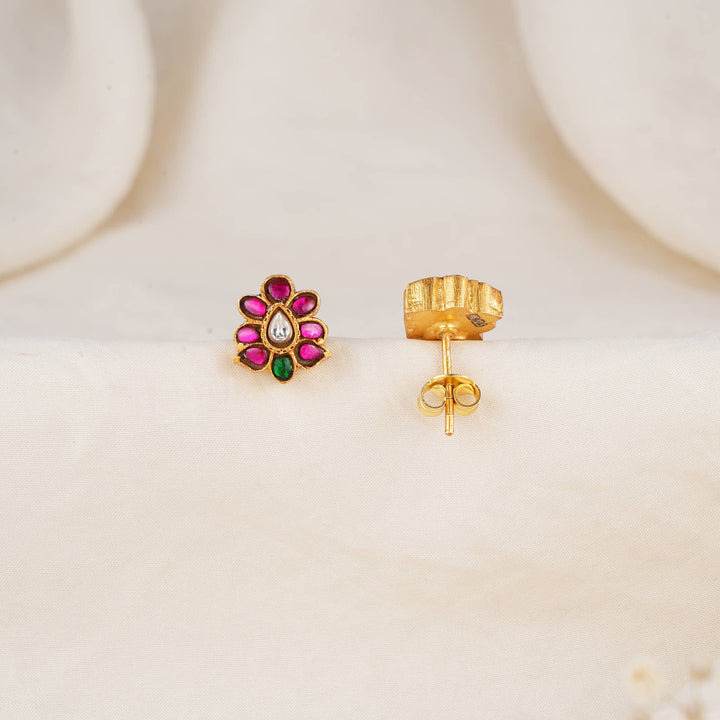 Petite Bloom Kundan Studs