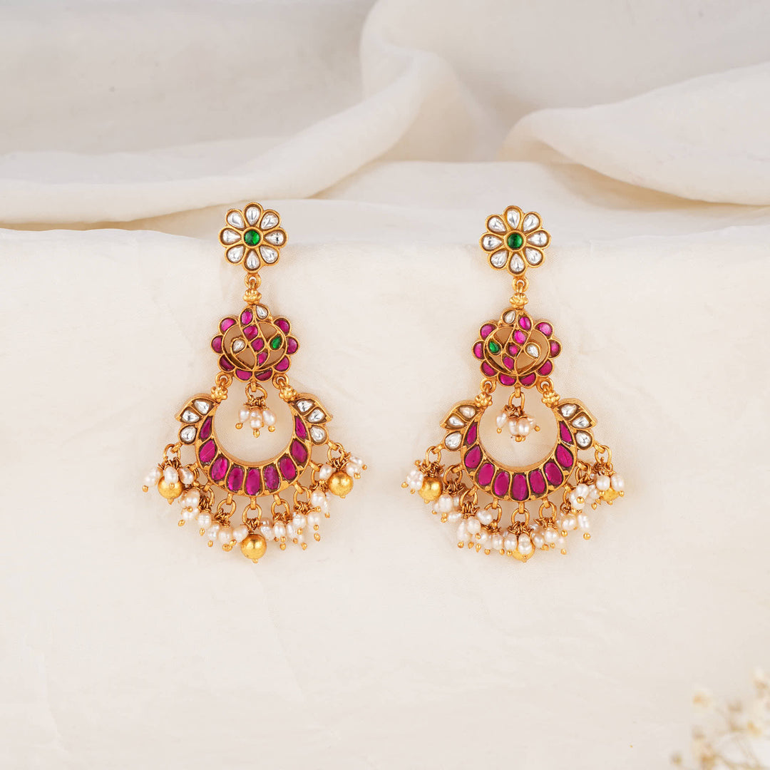Radiant Heritage Kundan Earrings
