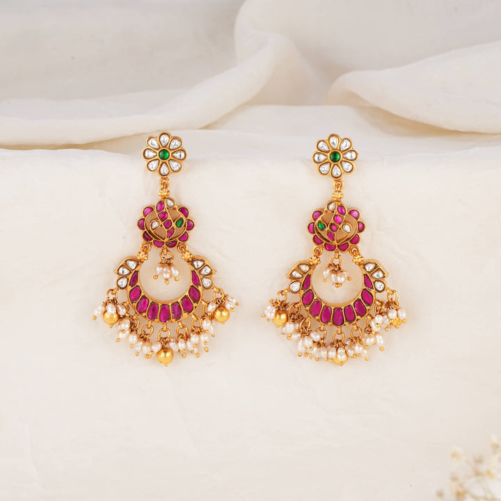 Radiant Heritage Kundan Earrings
