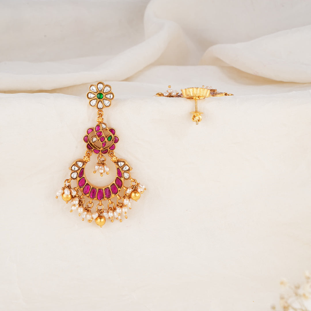 Radiant Heritage Kundan Earrings