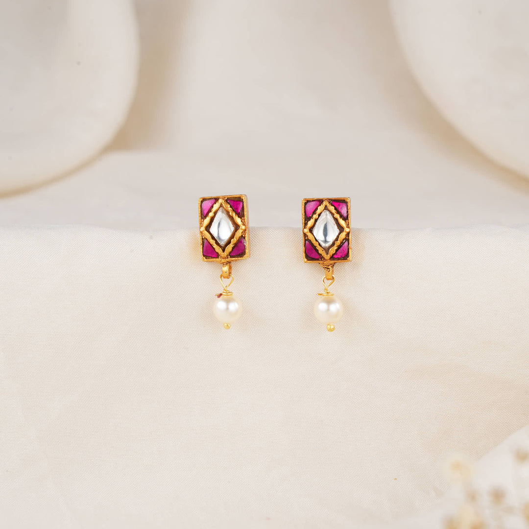 Vibrant Kundan Drops