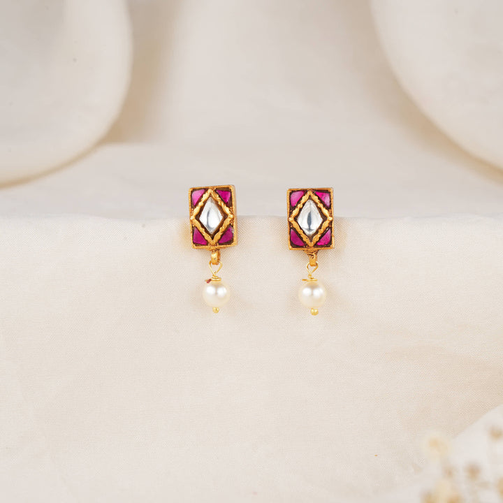 Vibrant Kundan Drops