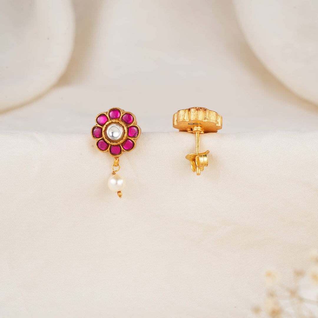 Blooming Kundan Drops