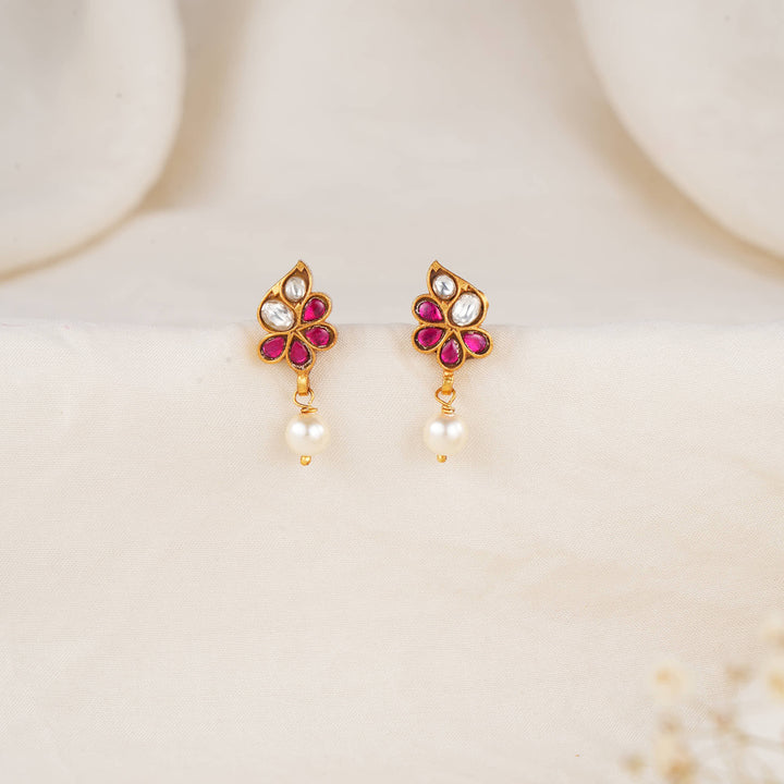 Captivating Kundan Drops