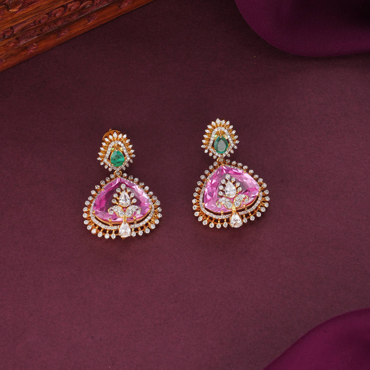 Dhivishaa Moissanite Earrings