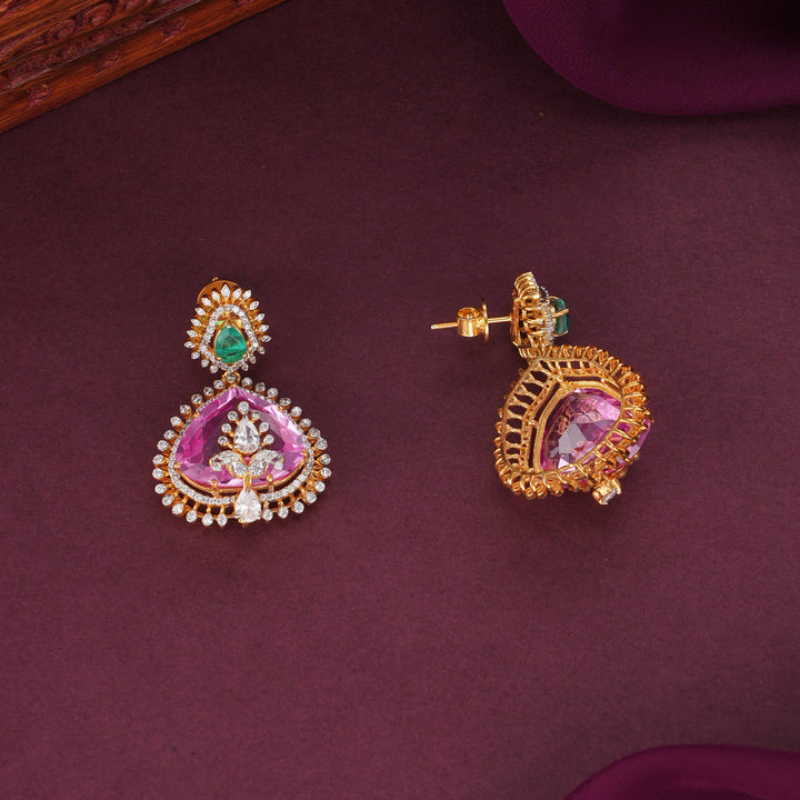Dhivishaa Moissanite Earrings