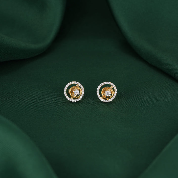 Versalin Diamond Design Studs