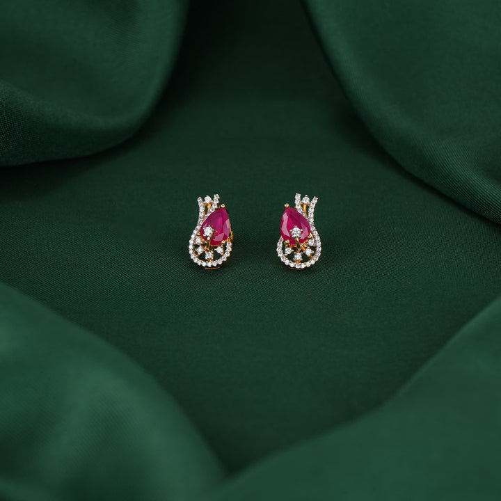 Arvikaa Diamond Design Studs