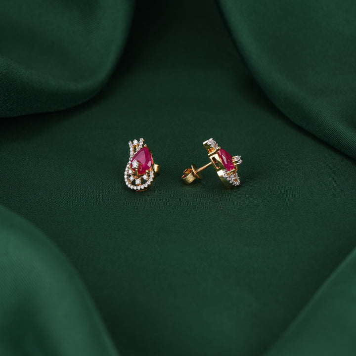 Arvikaa Diamond Design Studs