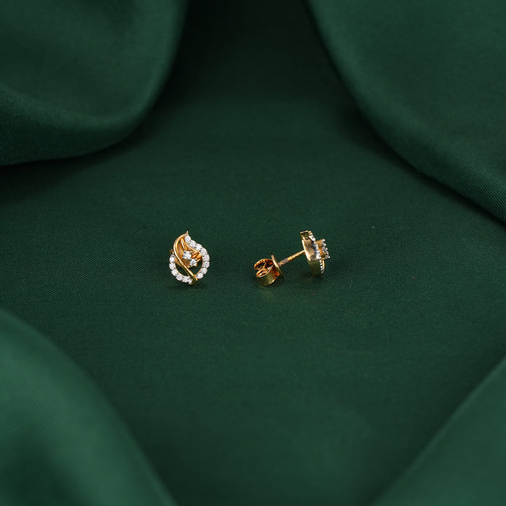Cute Diamond Design Studs