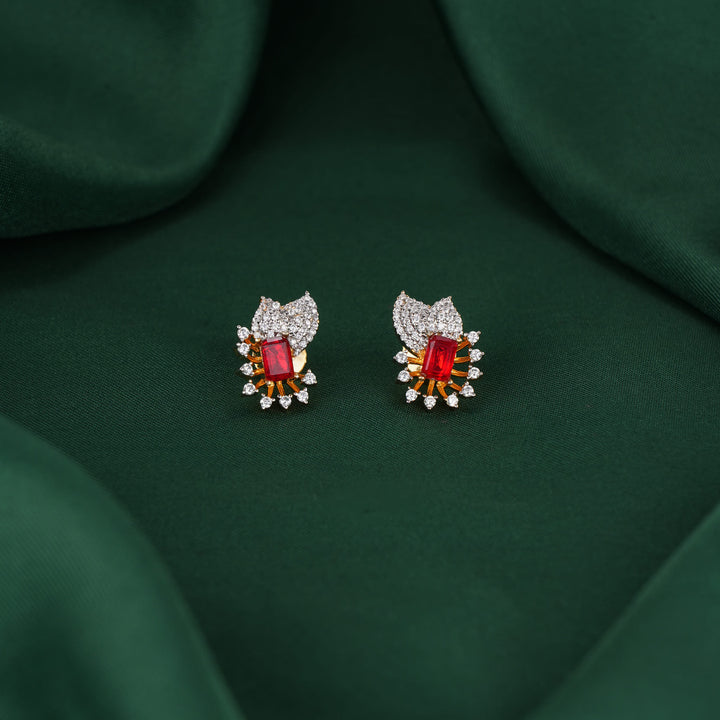 Preethikaa  Diamond Design Studs