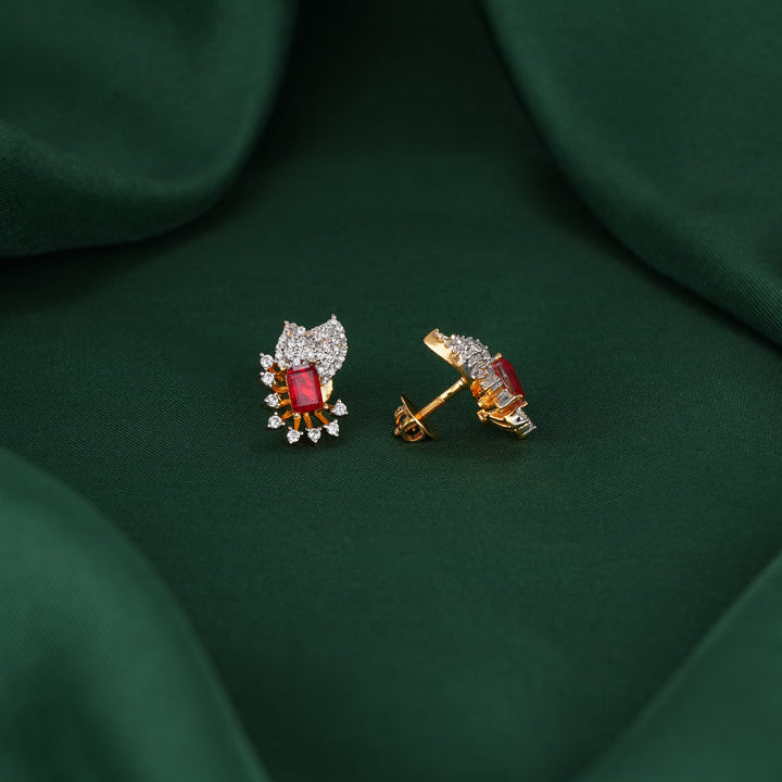 Preethikaa  Diamond Design Studs