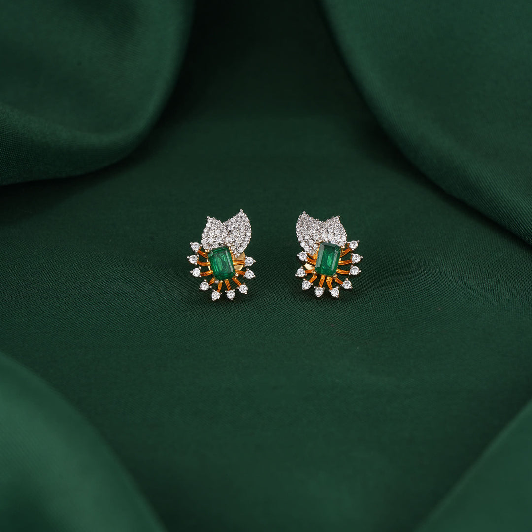 Hanshikaa Diamond Design Studs