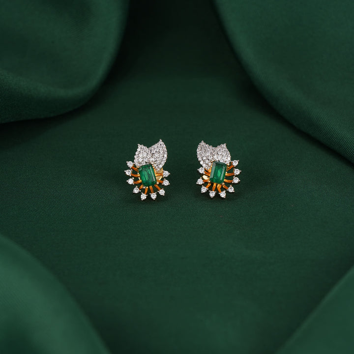 Hanshikaa Diamond Design Studs